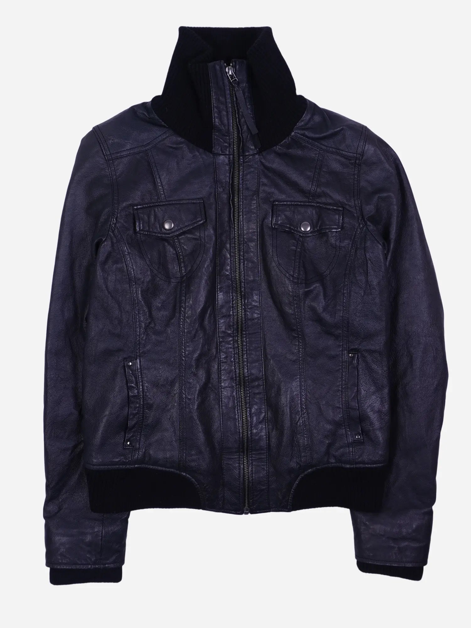 Vintage Lederjacke (M)