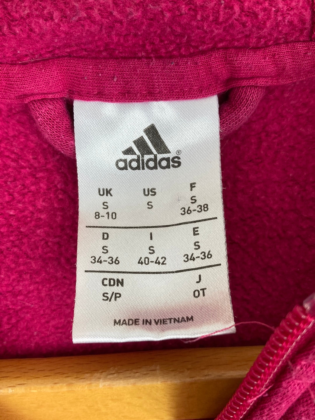 Adidas Zip Hoodie (XS)