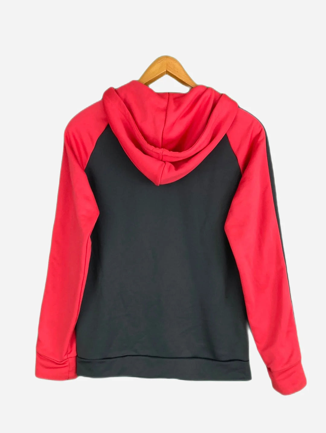 Adidas red zip hoodie hotsell