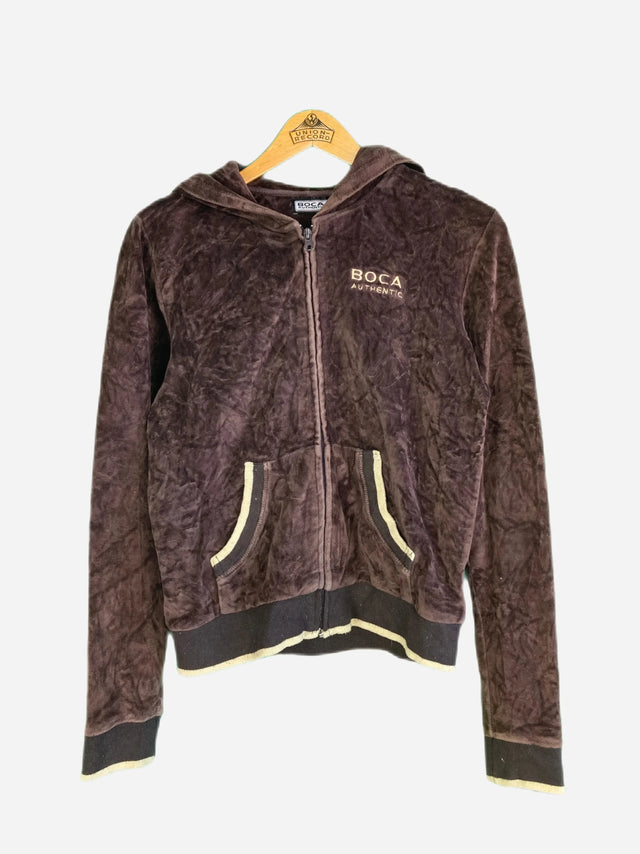 BOCA Authentic Samt Zip-Hoodie (XS)