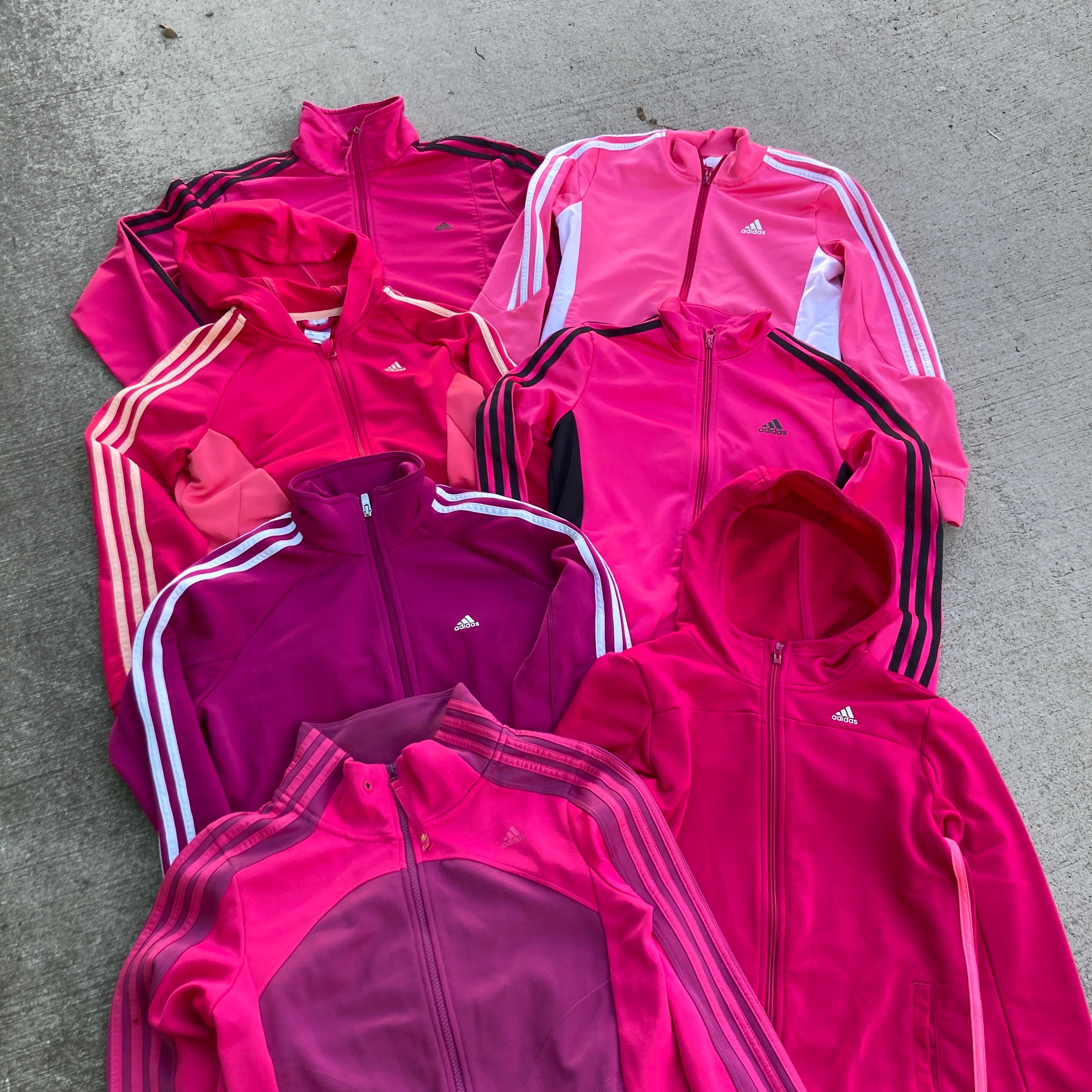 Adidas damen jacke pink online