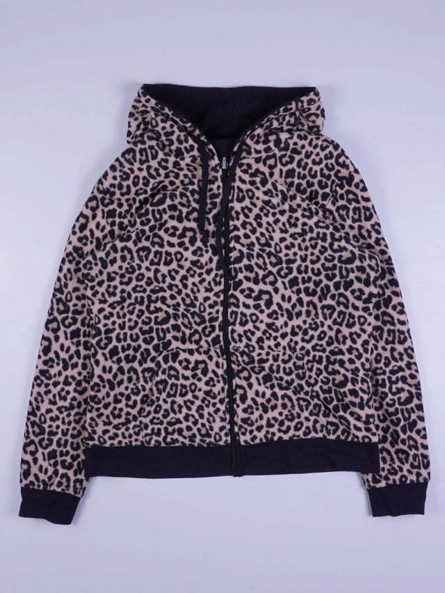 Leopard Fleece jacke (S)