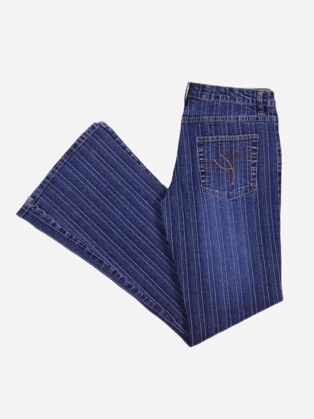 Y2K Striped Jeans (S)