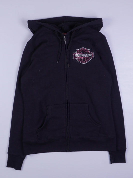 Harley Davidson Y2K Zip Hoodie (S)
