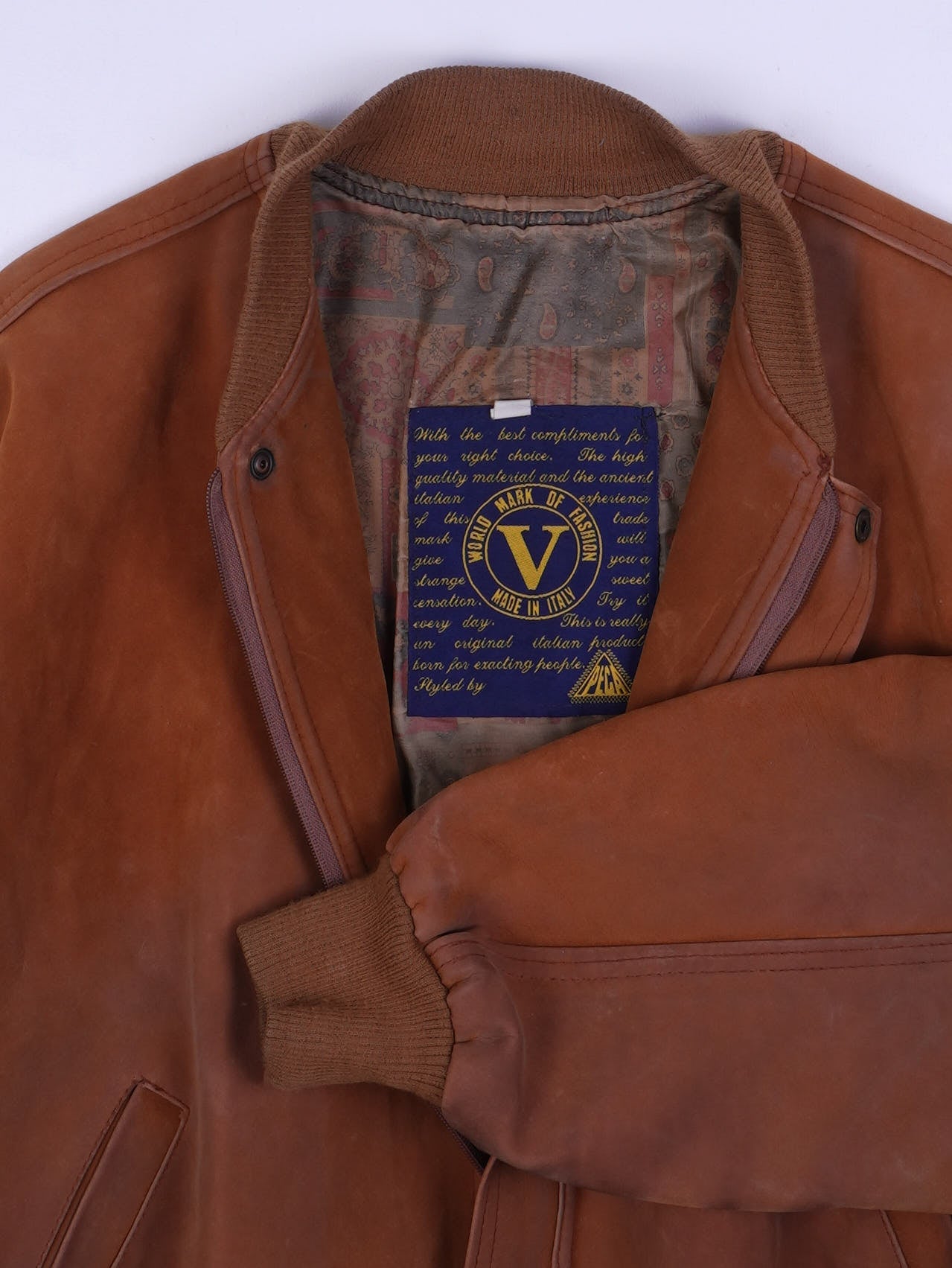 Vintage Lederjacke (XL)