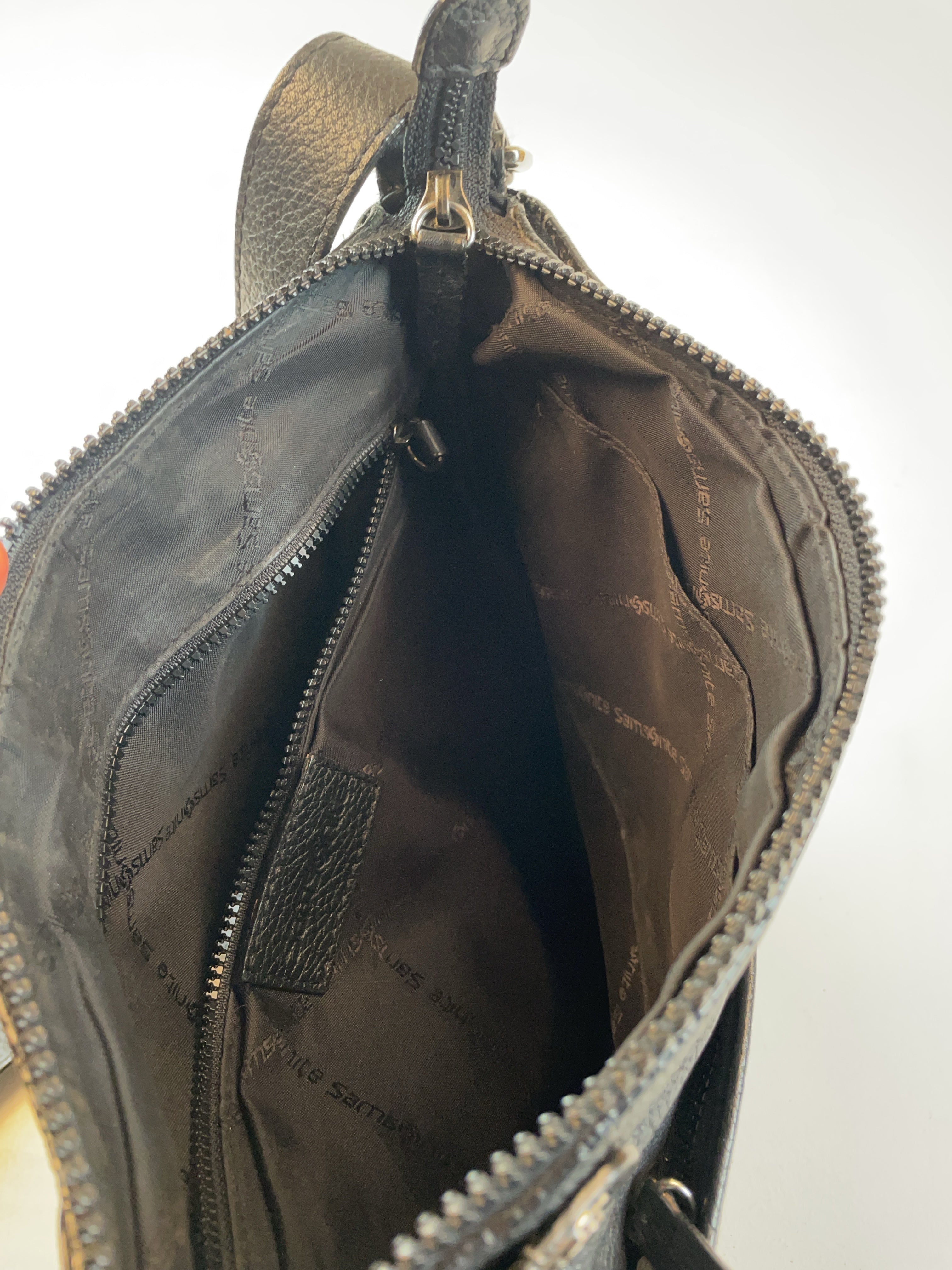 Samsonite Schulter Tasche Schwarz Y2k