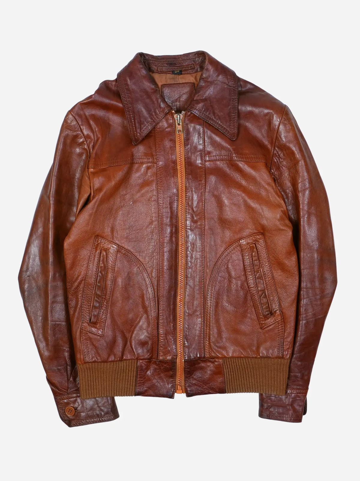 Vintage Lederjacke (M)