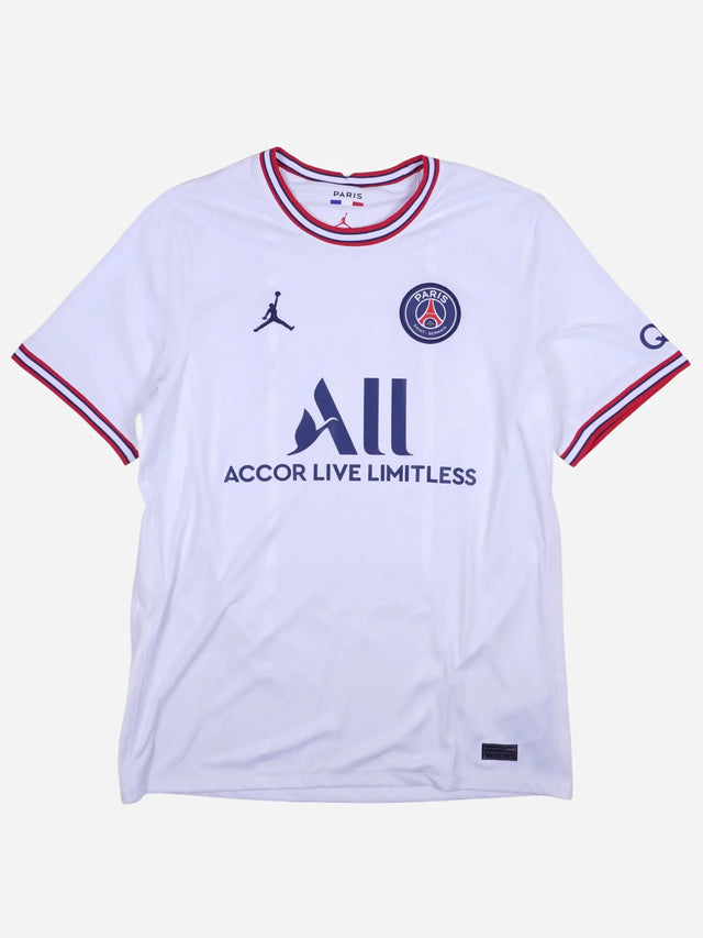 Vintage Paris Saint-germain Kylian Mbappé 7 2021/22 Viertes Trikot Trikot (L)