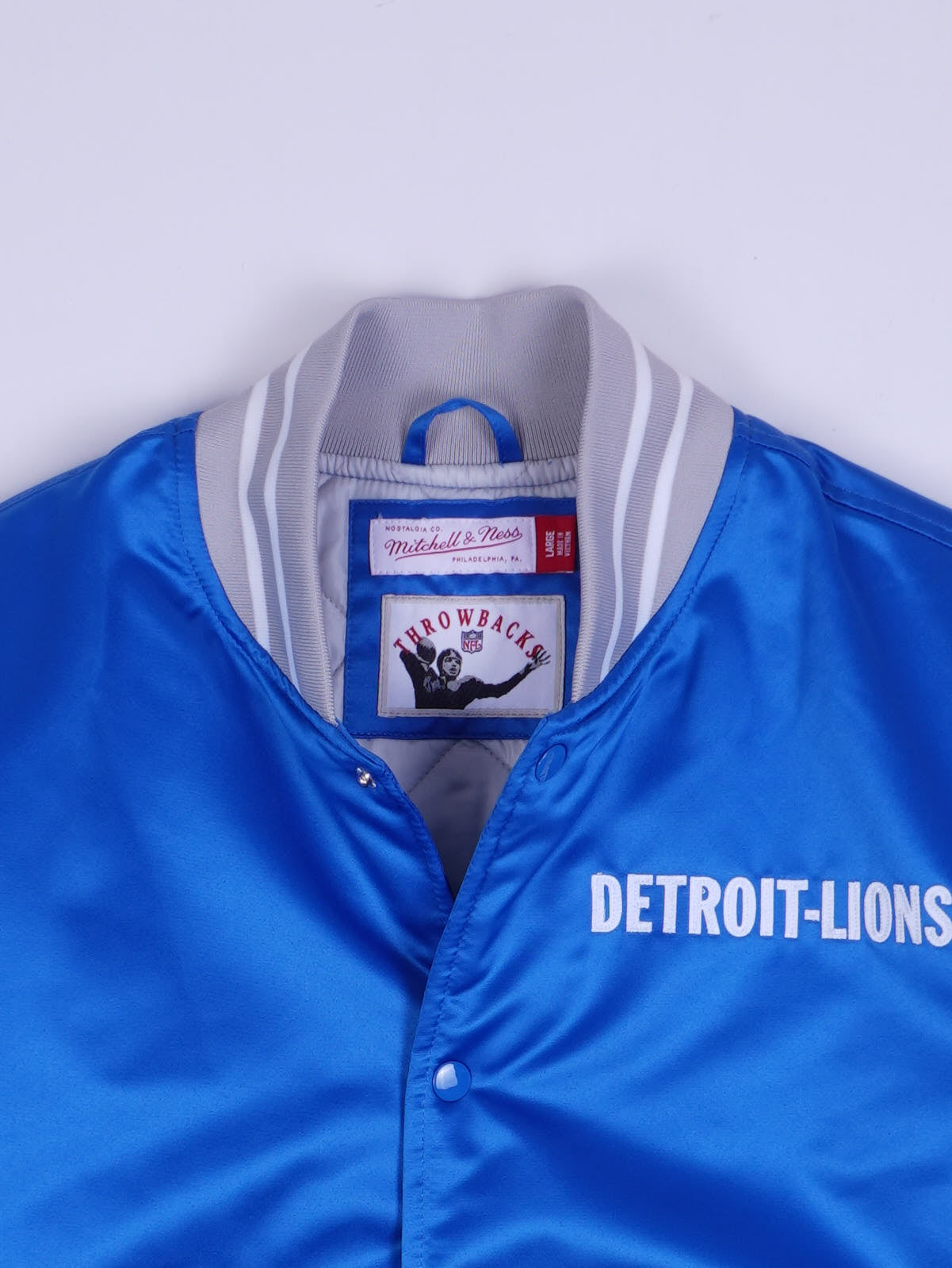 Mitchell & Ness Detroit Lions NFL College Jacke (L)