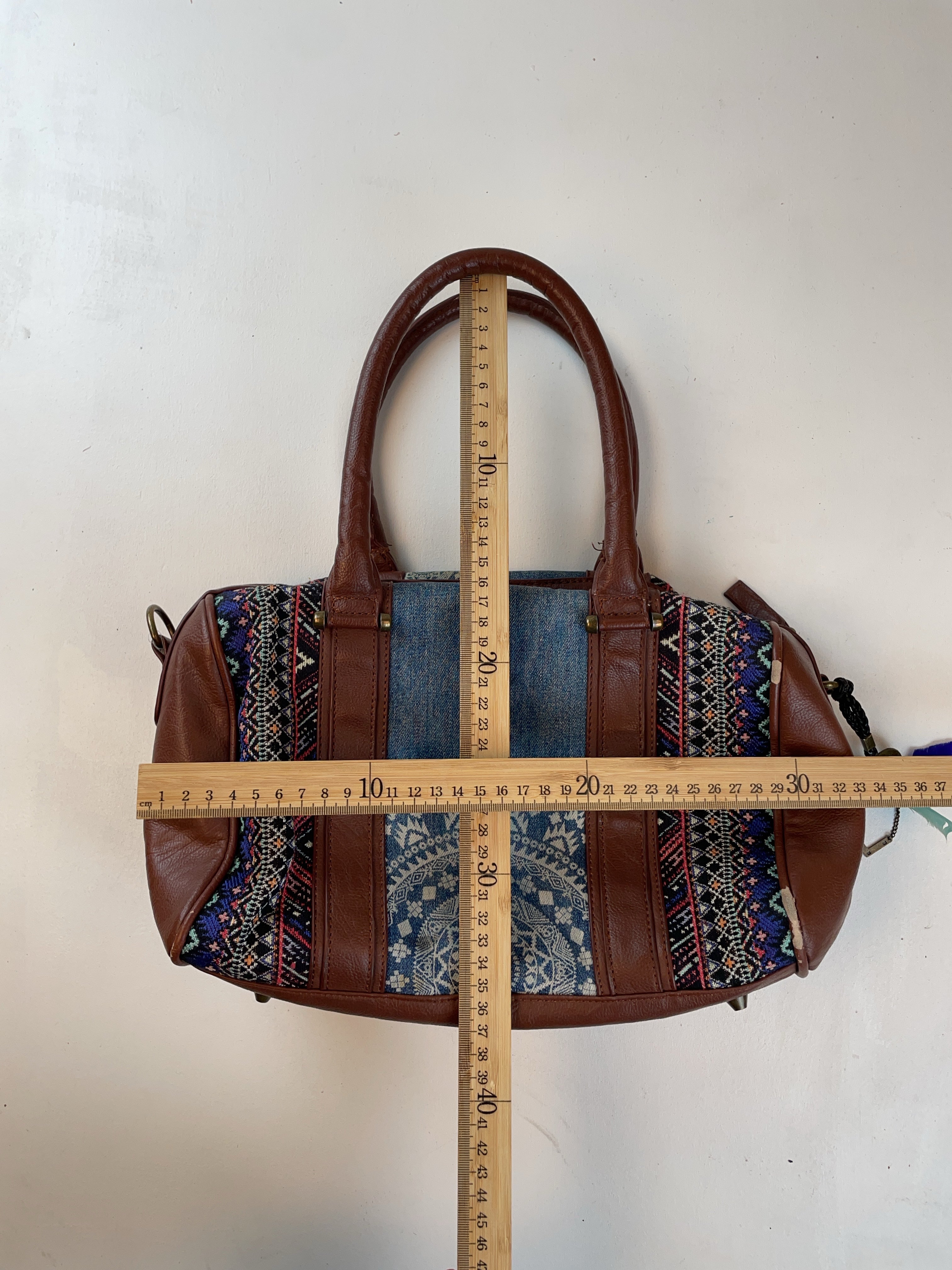 Desigual Bowling Tasche Braun Y2k