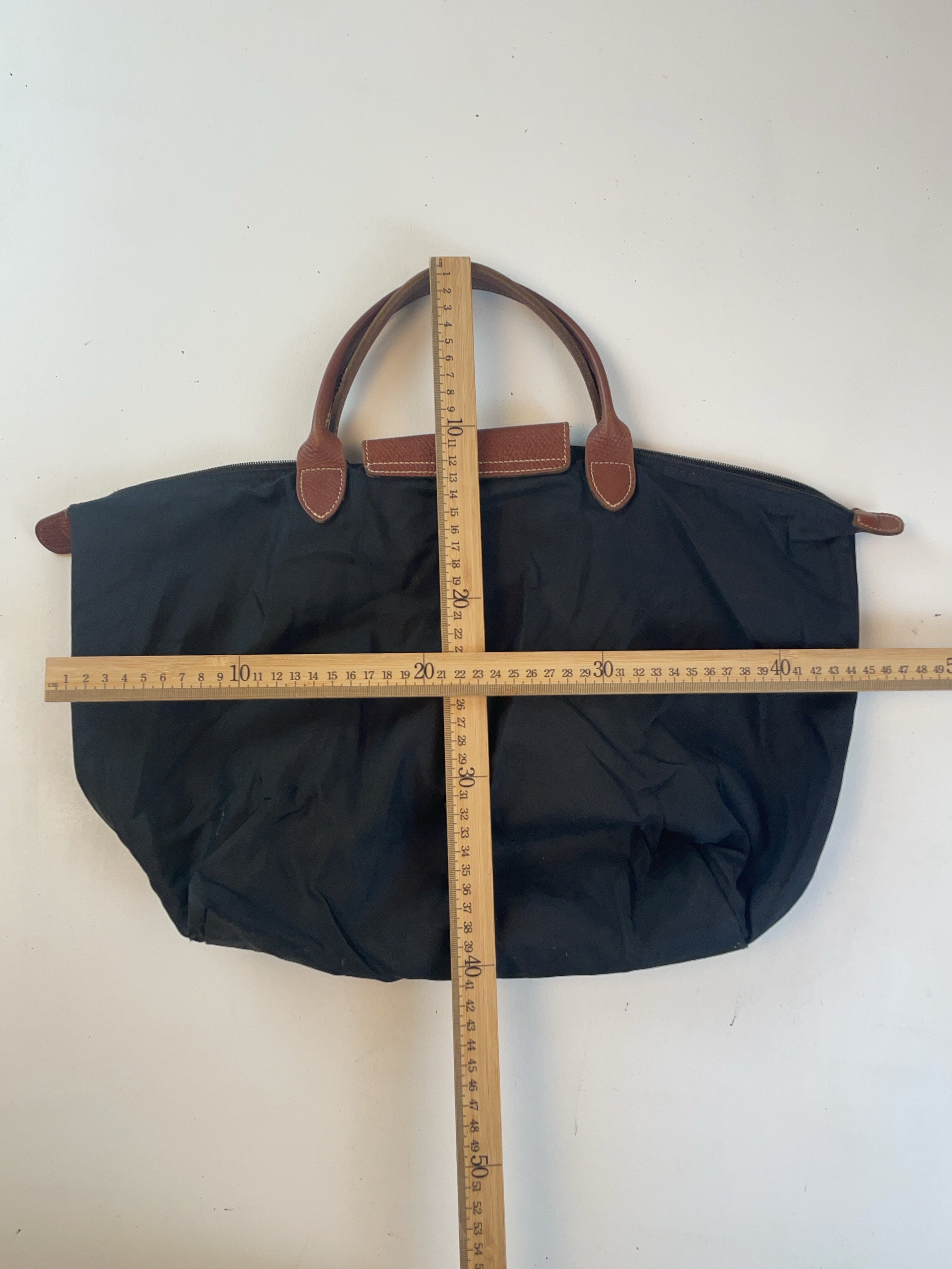 Longchamp Shopper Tasche Schwarz Y2k
