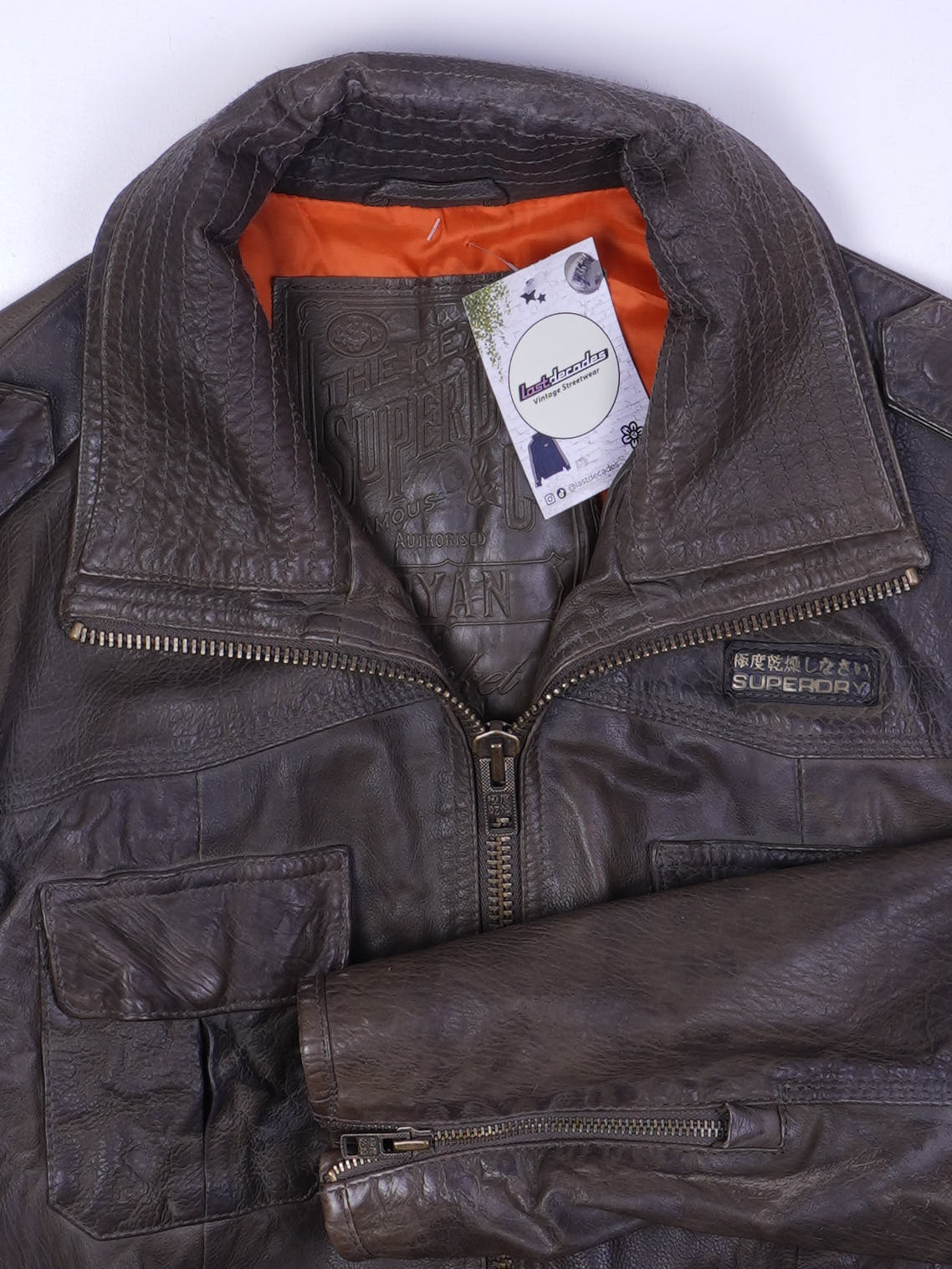 Vintage Lederjacke (L)