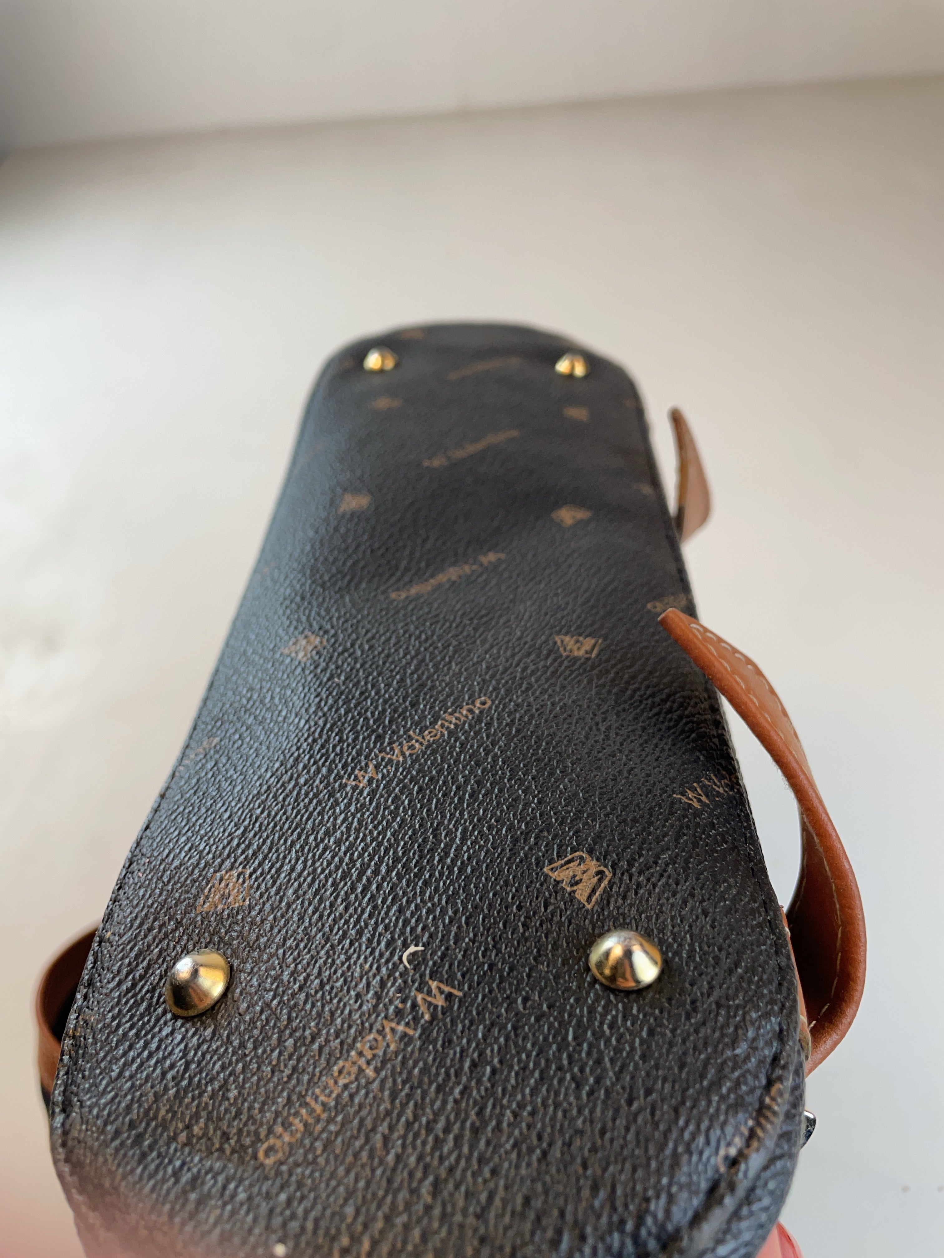 Valentino Rucksack Tasche Schwarz 90s