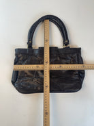 Patchwork Shoulder Tasche Braun Y2k