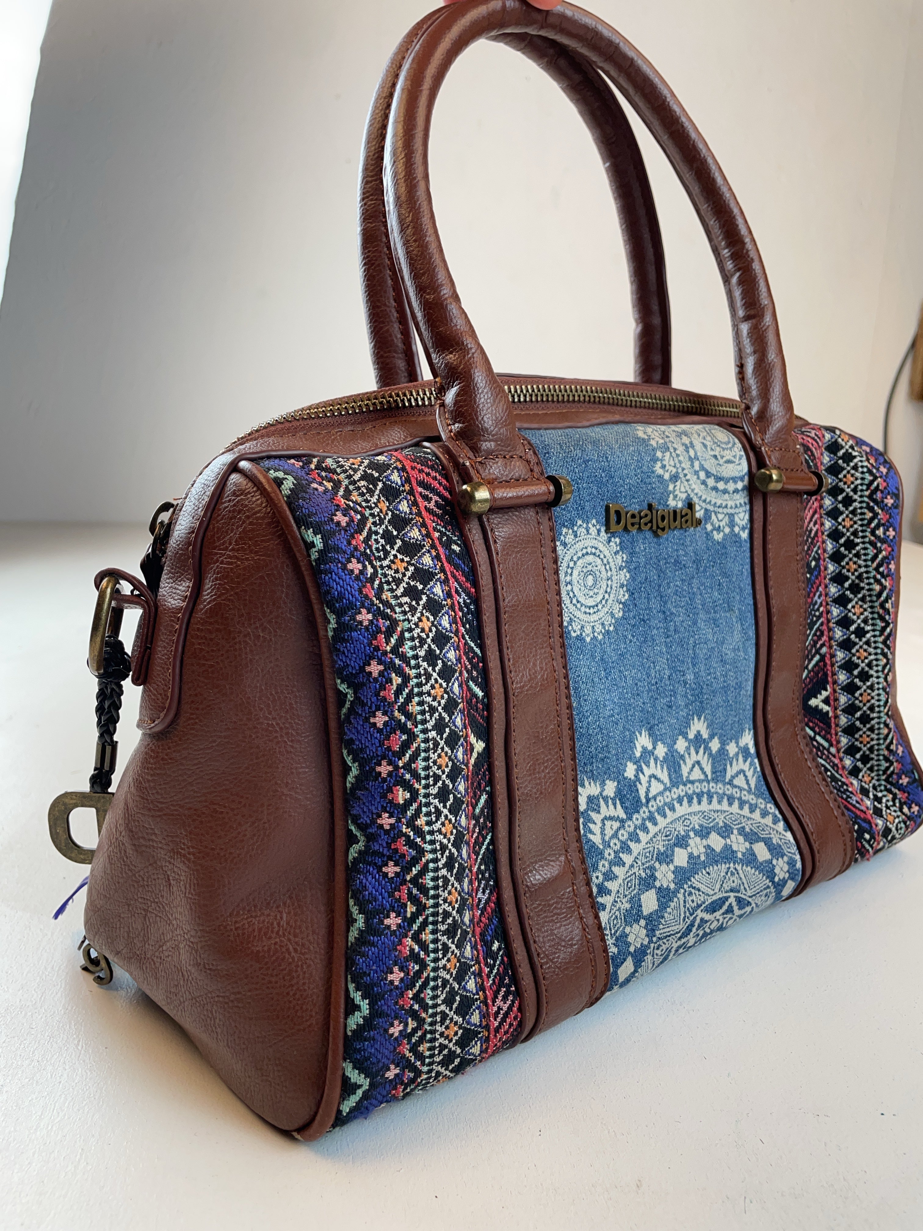 Desigual Bowling Tasche Braun Y2k