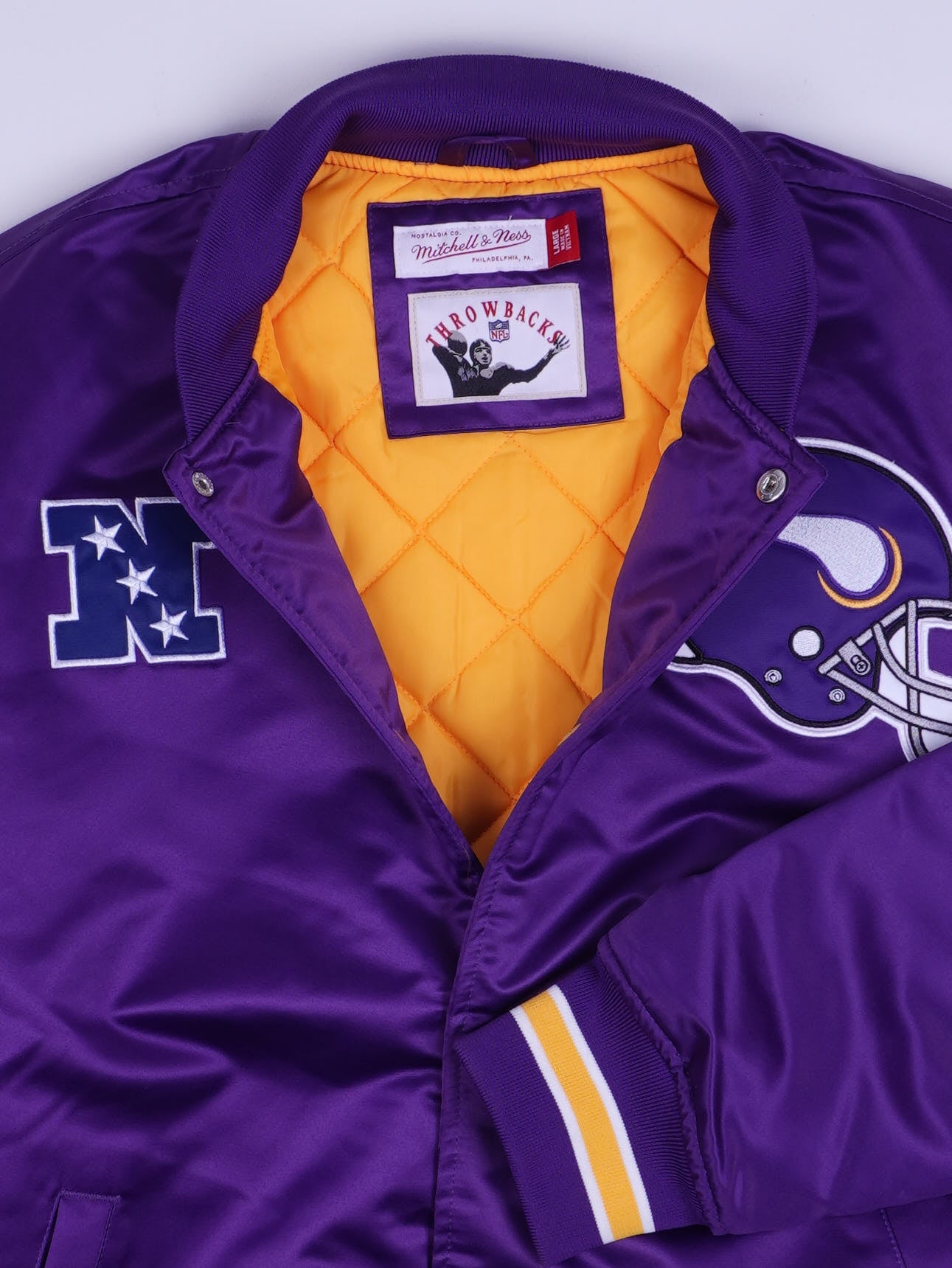 Mitchell & Ness College Jacke (L)