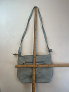 Kunstleder Schulter Tasche Blau Y2k