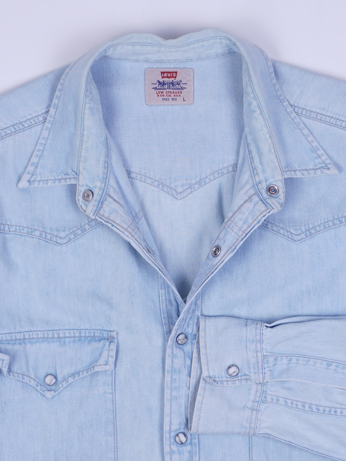 Levis Langarm Hemd (L)