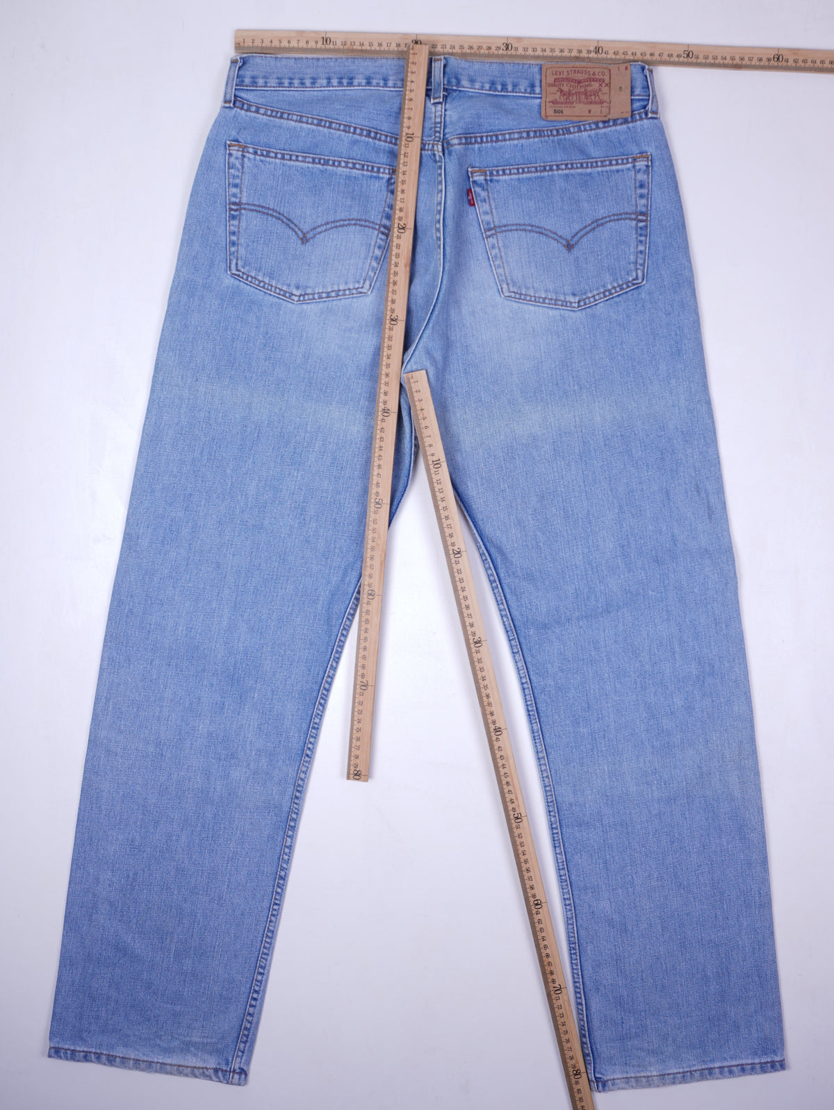 Levis 501 Straight Leg Jeans (W38)