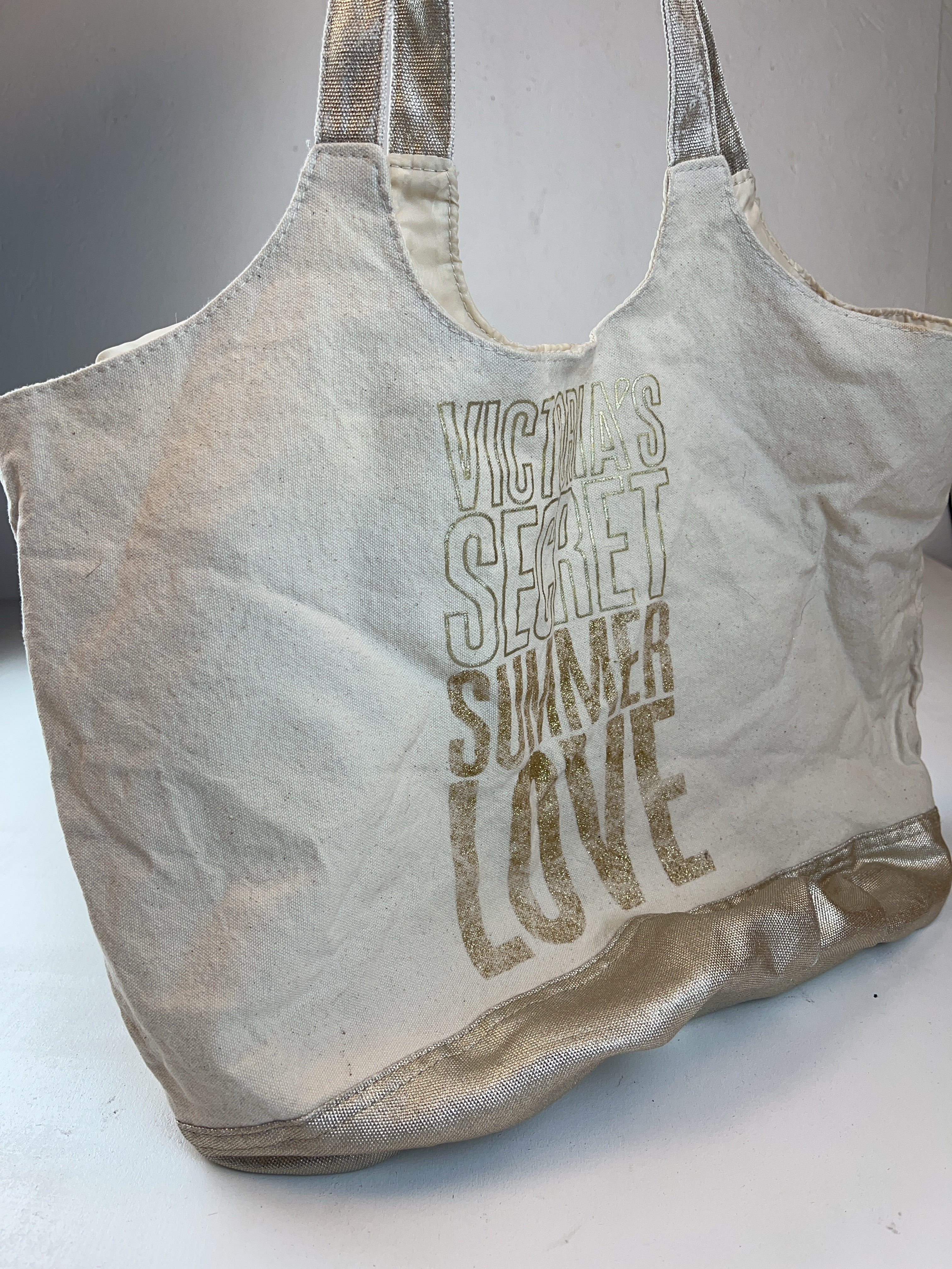 Victoria's Secret Summer Love Y2K Shopper Tasche Weiß