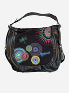 Desigual Schulter Tasche Schwarz Y2k