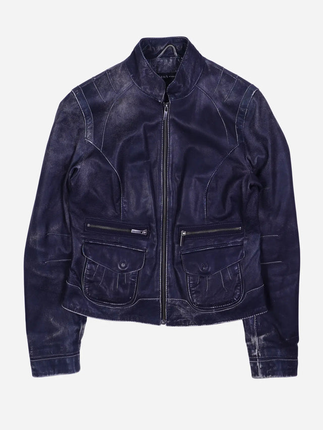 Vintage Lederjacke (S)