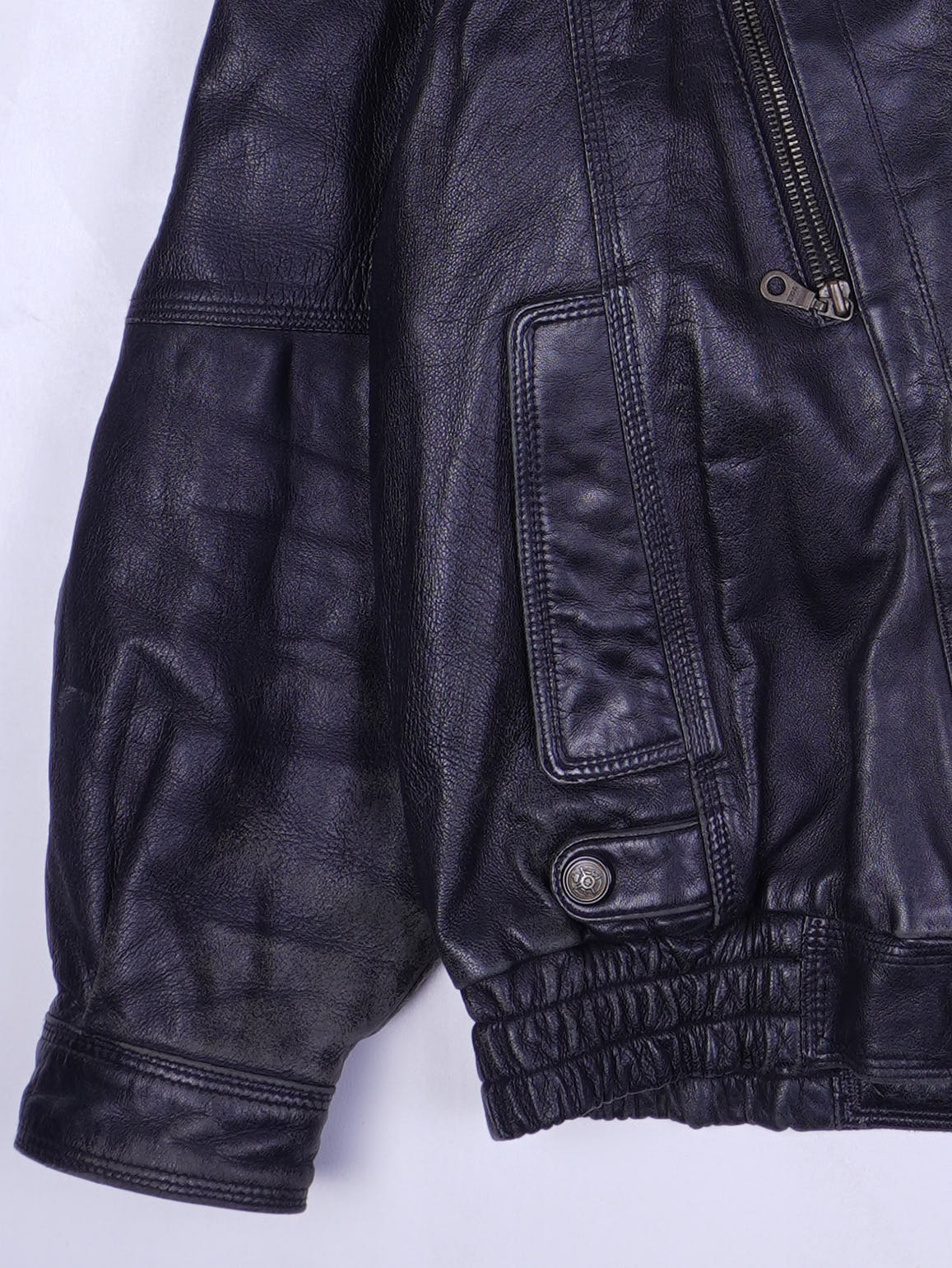Vintage Lederjacke (M)