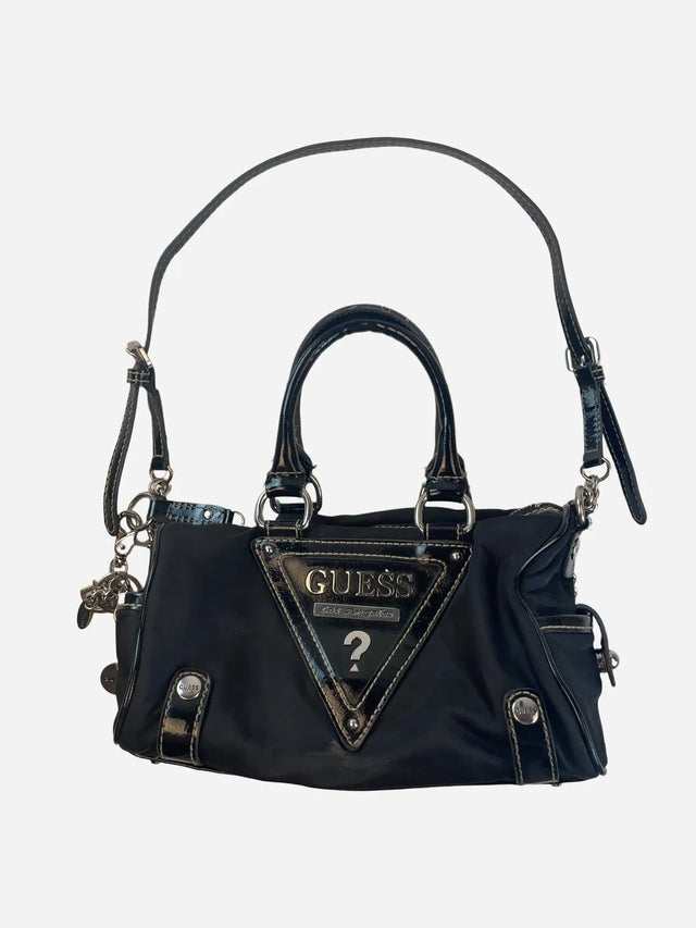 Guess Baguette Tasche Schwarz Y2k