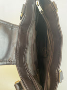 Patchwork Shoulder Tasche Braun Y2k