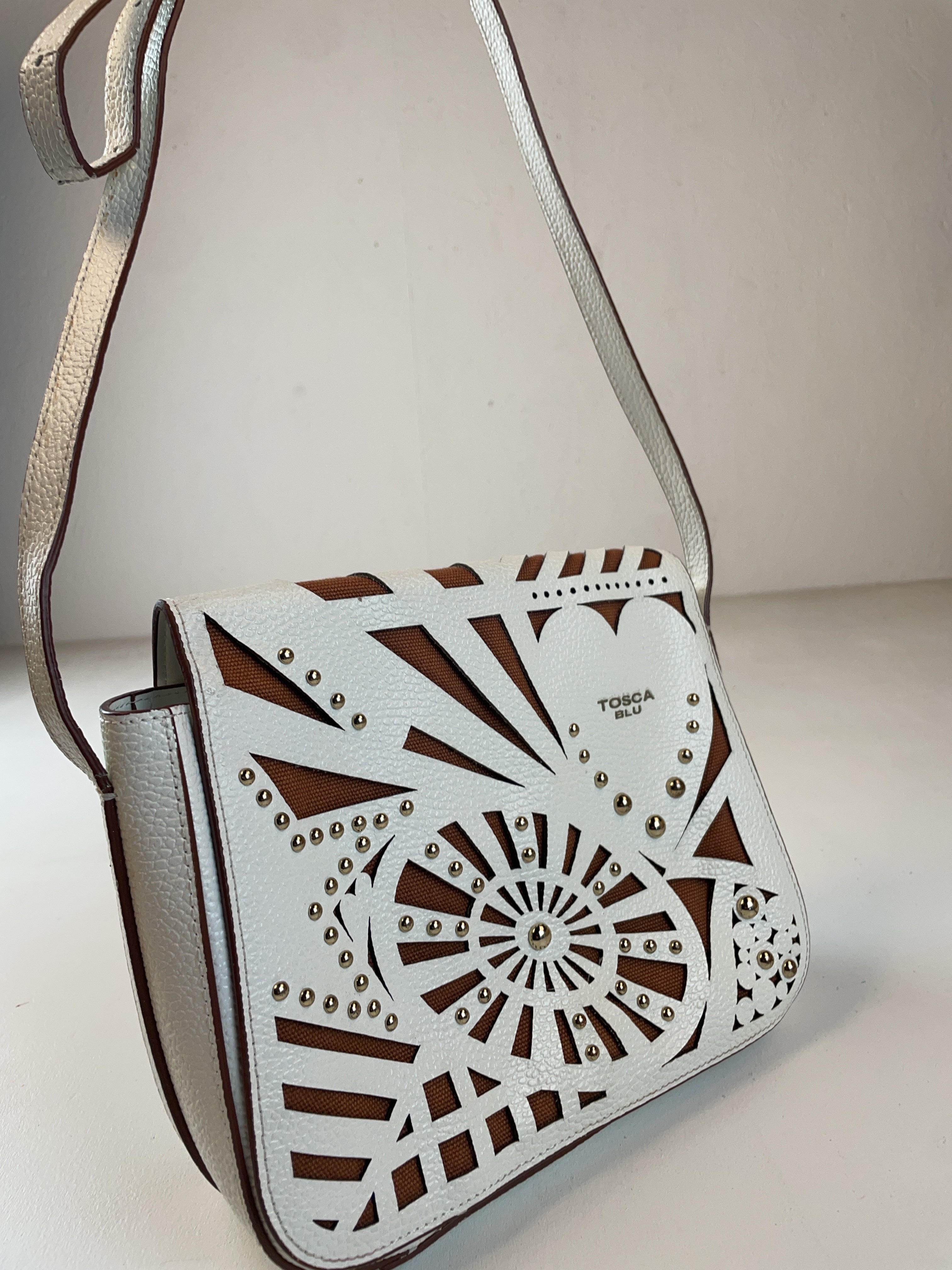 Tosca Blu Crossbody Tasche Weiß Y2k