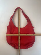Genarbt Schulter Tasche Rot Y2k