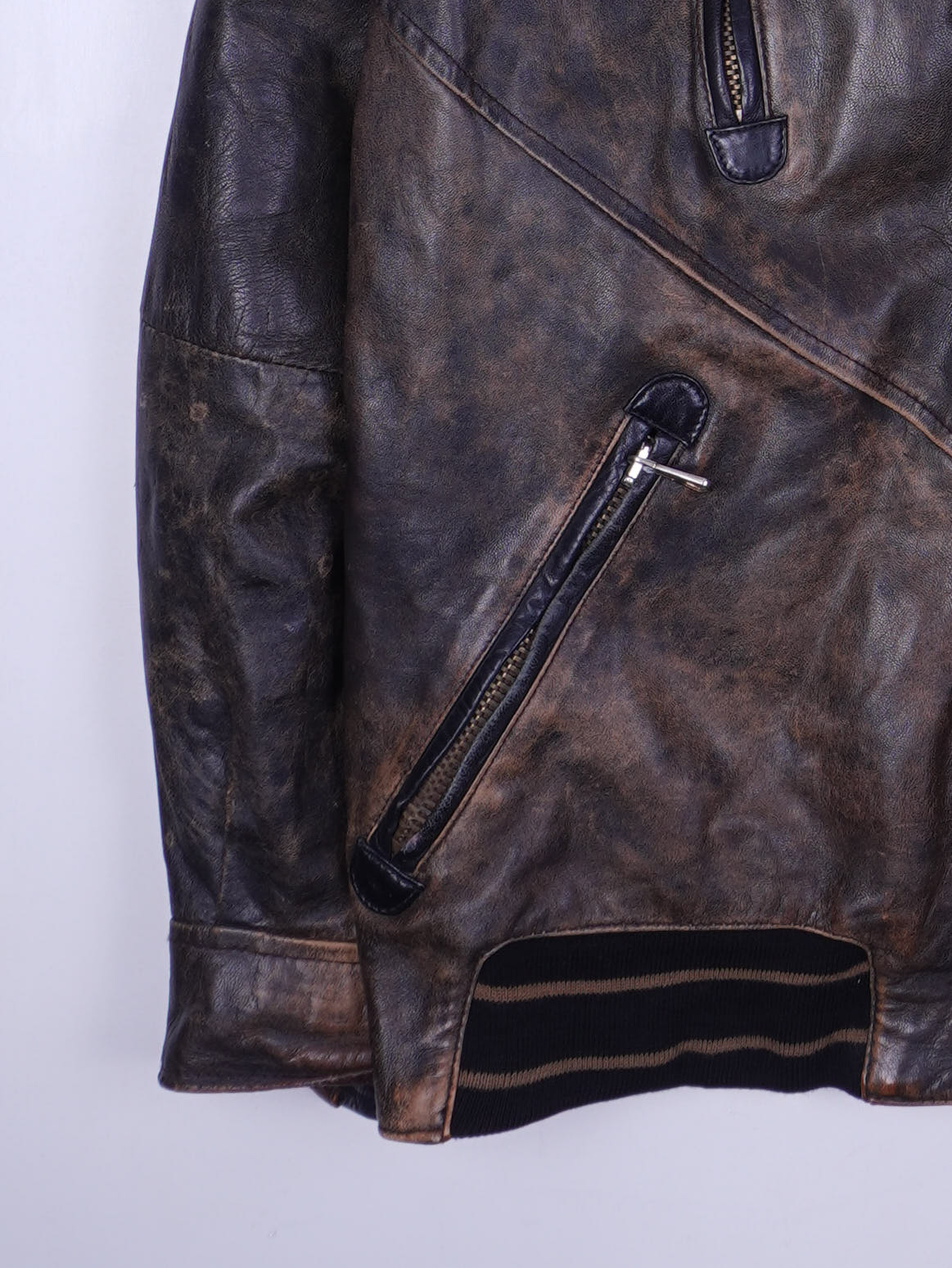 Vintage Lederjacke (M)