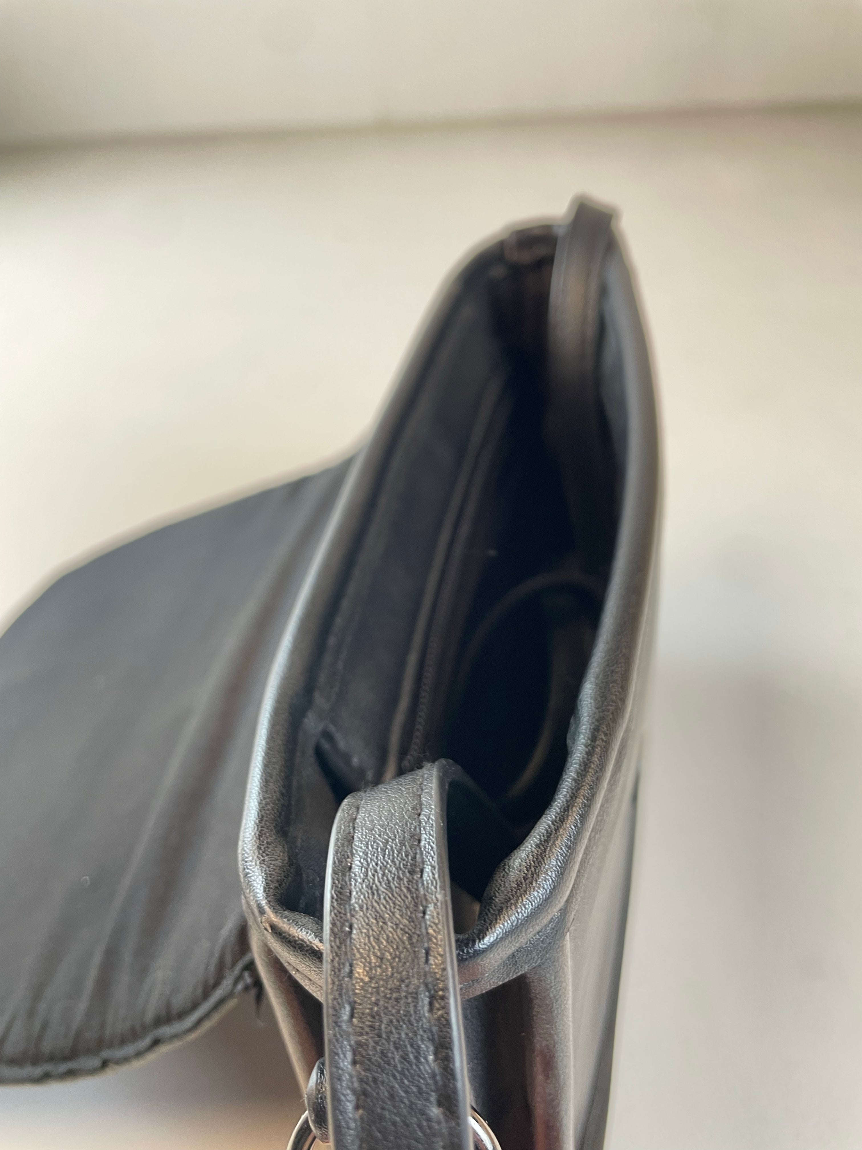 Geflochten Crossbody Tasche Schwarz Y2k