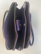 Lackoptik Baguette Tasche Lila Y2k