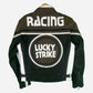 Lucky Strike Leder Racing Jacke (S)