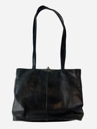 Vintage Leder Tasche Schwarz