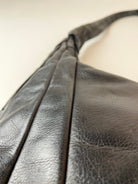 Vintage Leder Tasche Schwarz