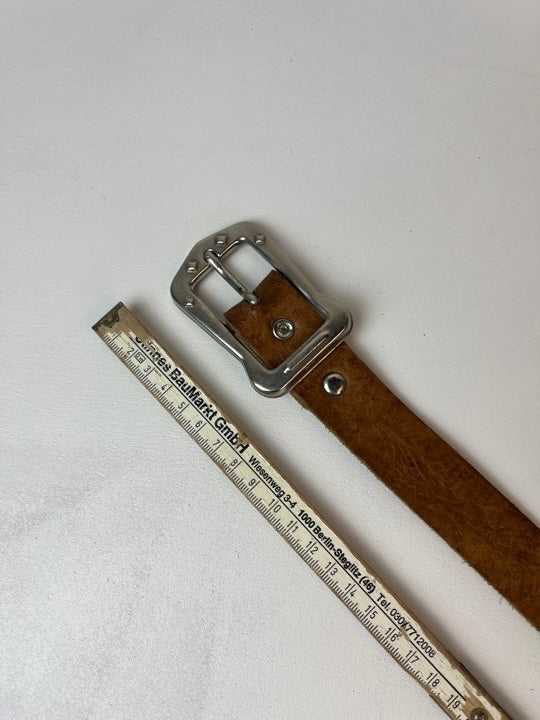 Vintage Leder Gürtel Braun