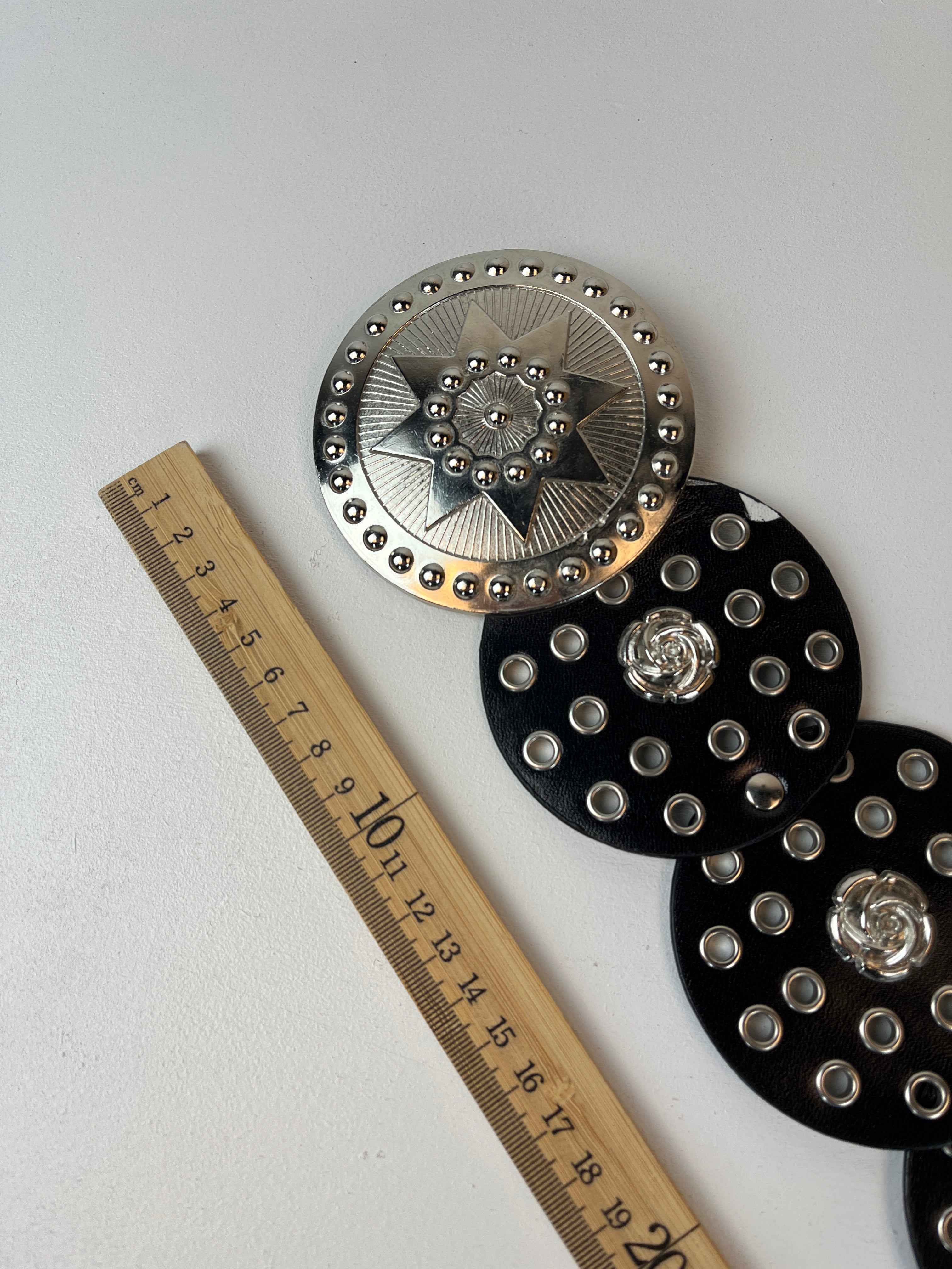 Vintage Y2K Gürtel Schwarz