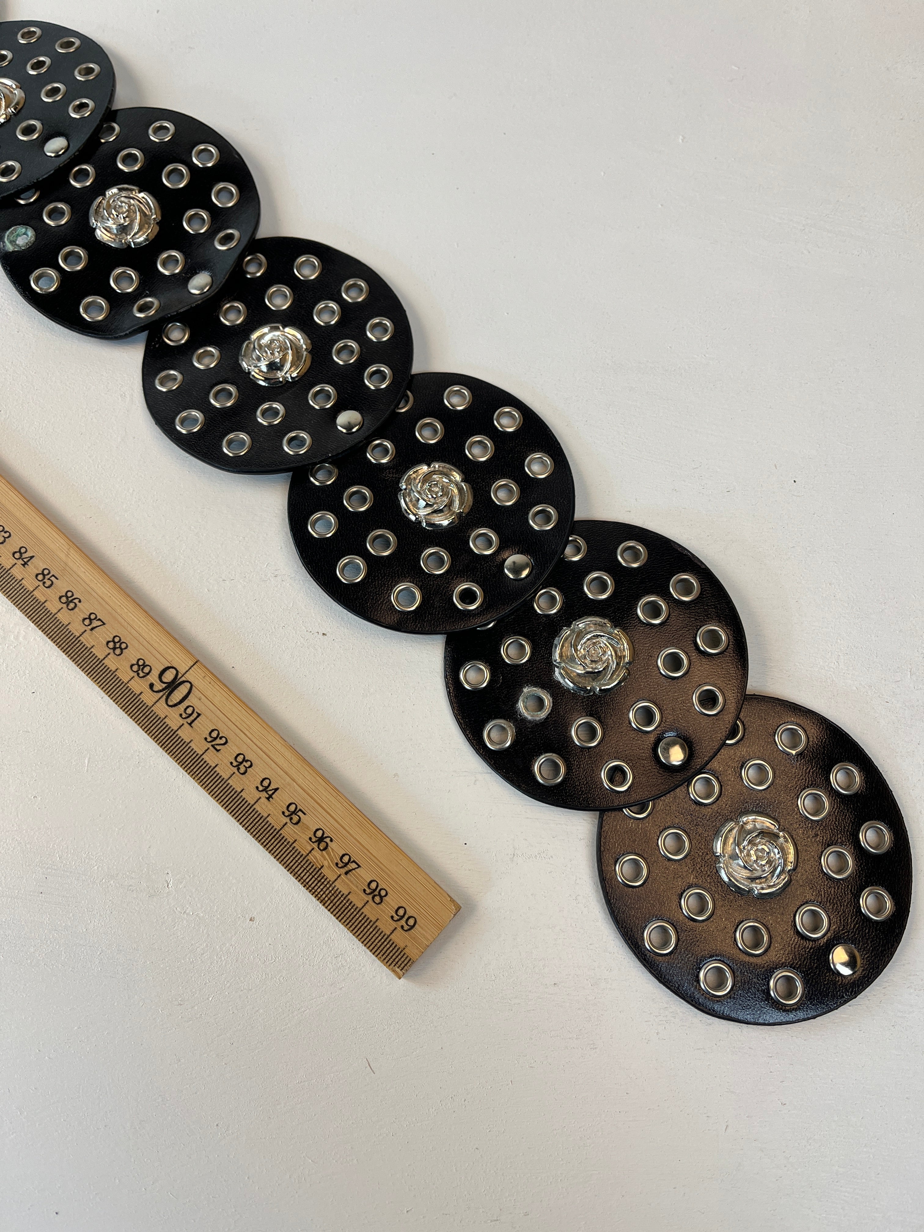 Vintage Y2K Gürtel Schwarz