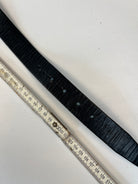 Vintage Leder Gürtel Schwarz
