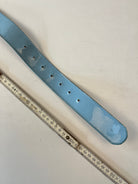 Vintage Y2K Strass Gürtel Blau