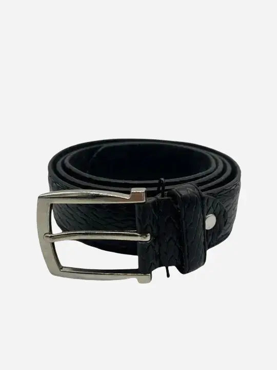 Vintage Schwarzer Leder Gürtel