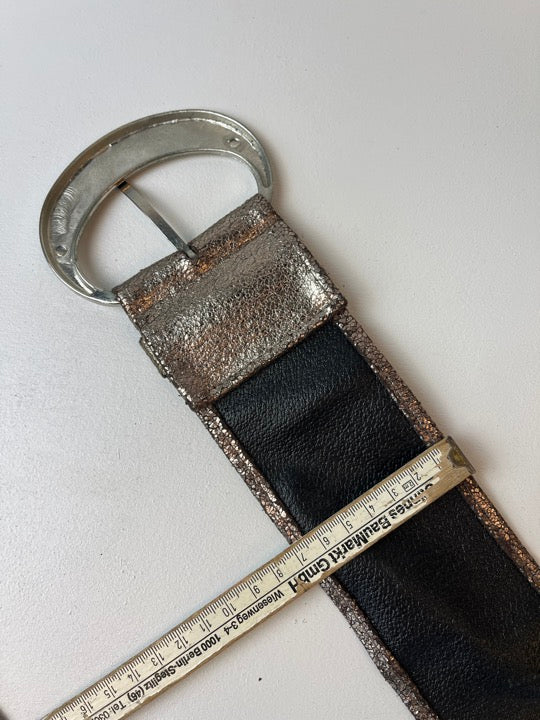 Y2K Bronze Glitzer Gürtel