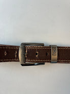 Vintage Leder Gürtel Braun