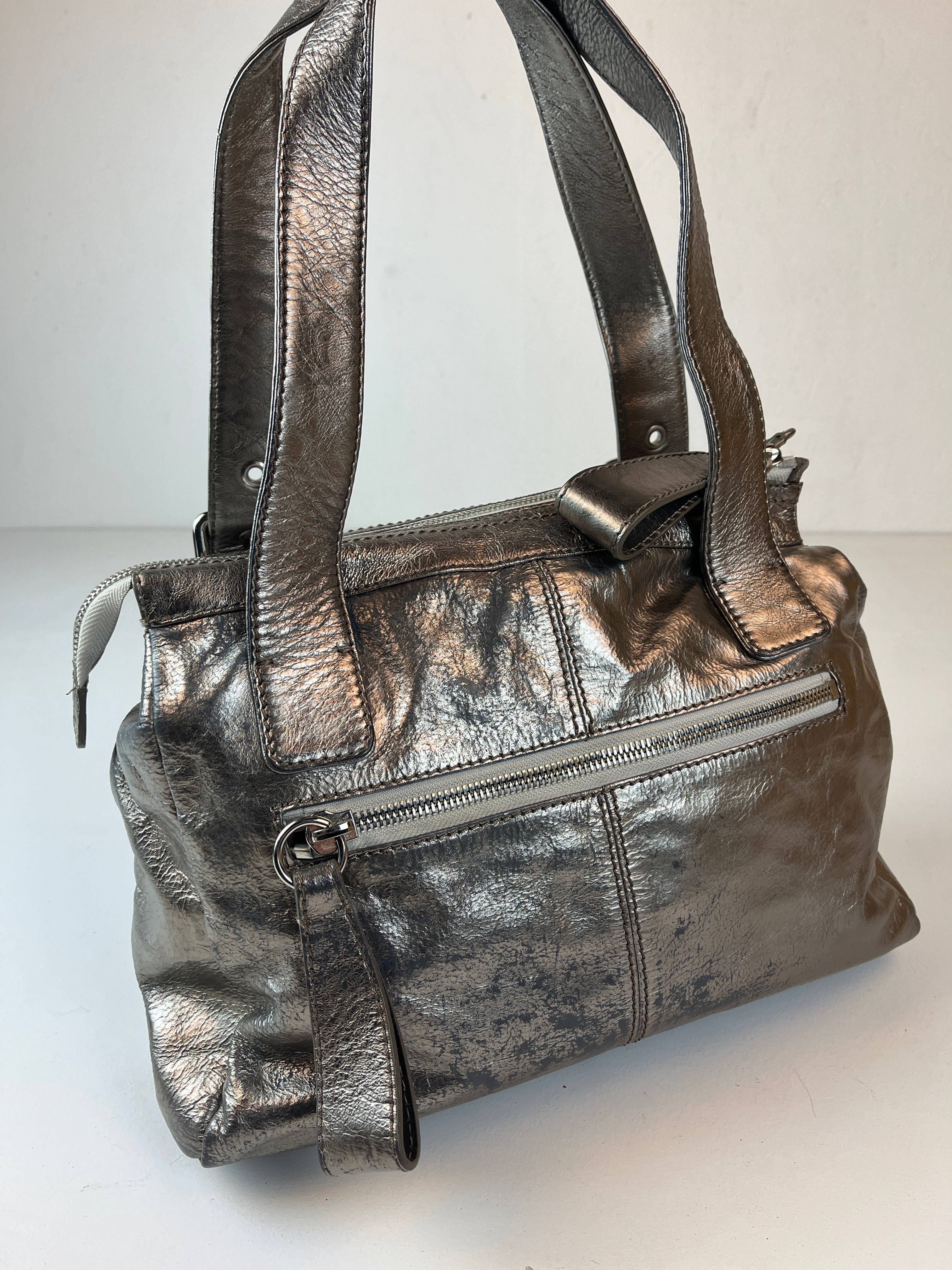 Vintage Tasche Silber