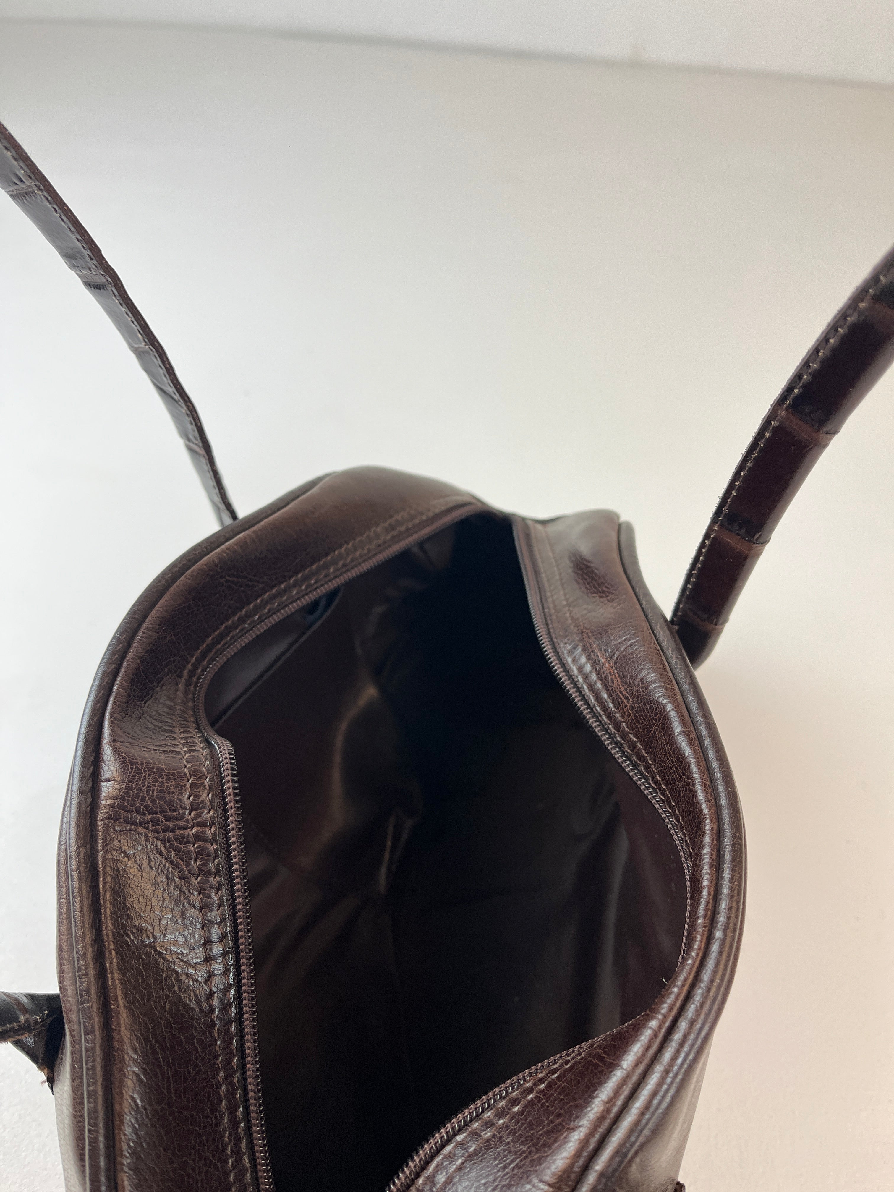 Vintage Leder Tasche Braun