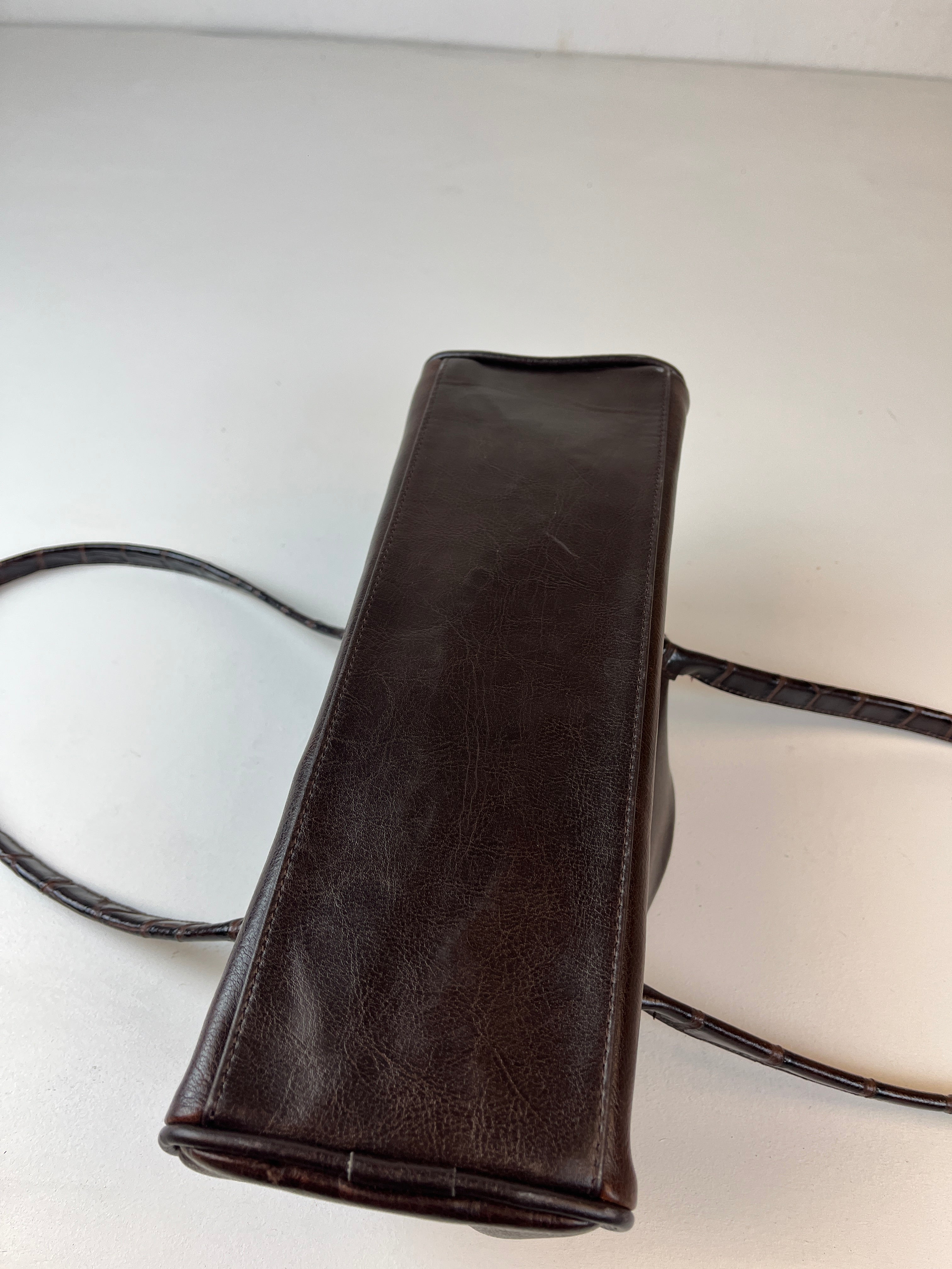 Vintage Leder Tasche Braun