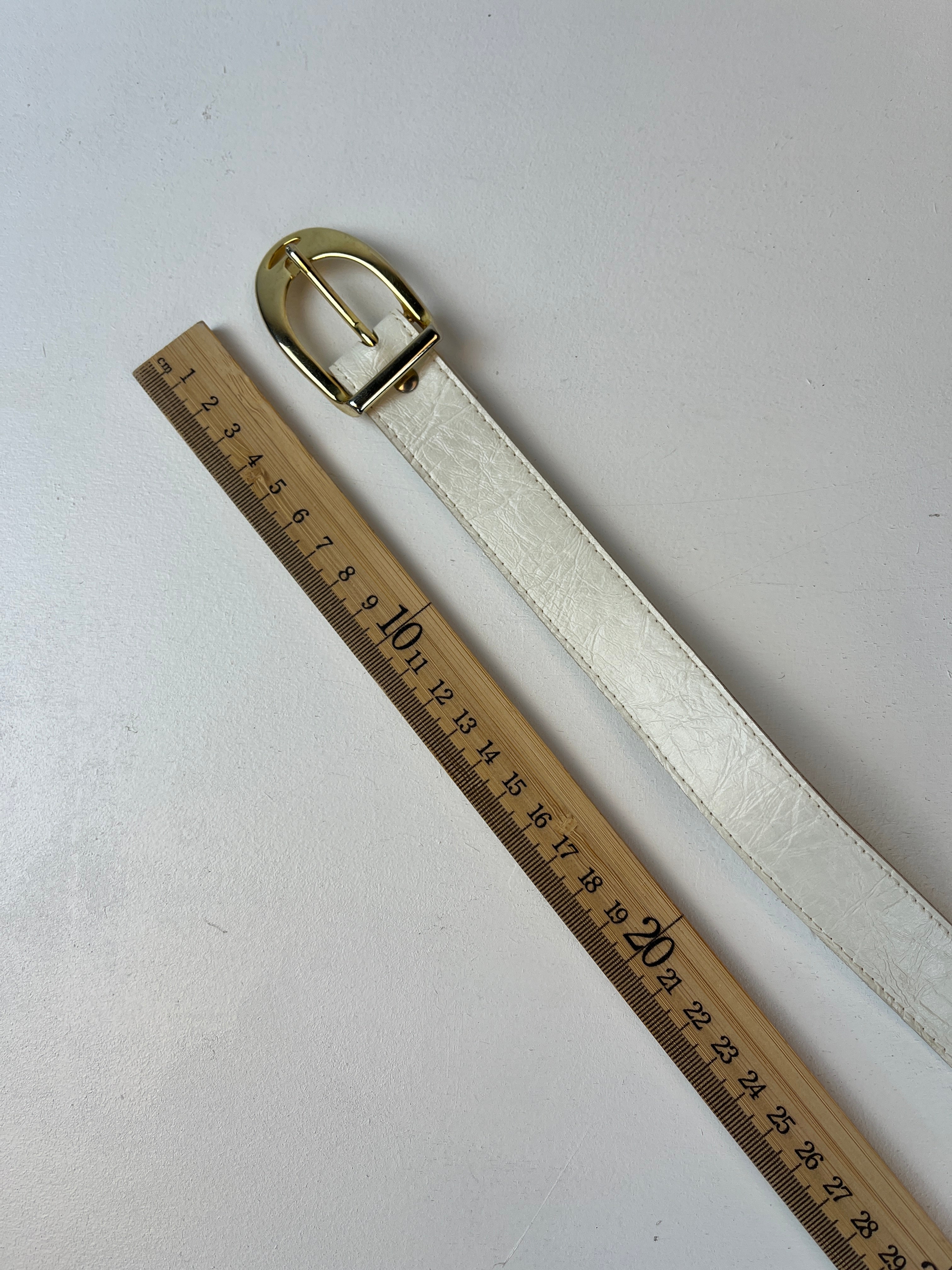 Vintage Gürtel Weiß