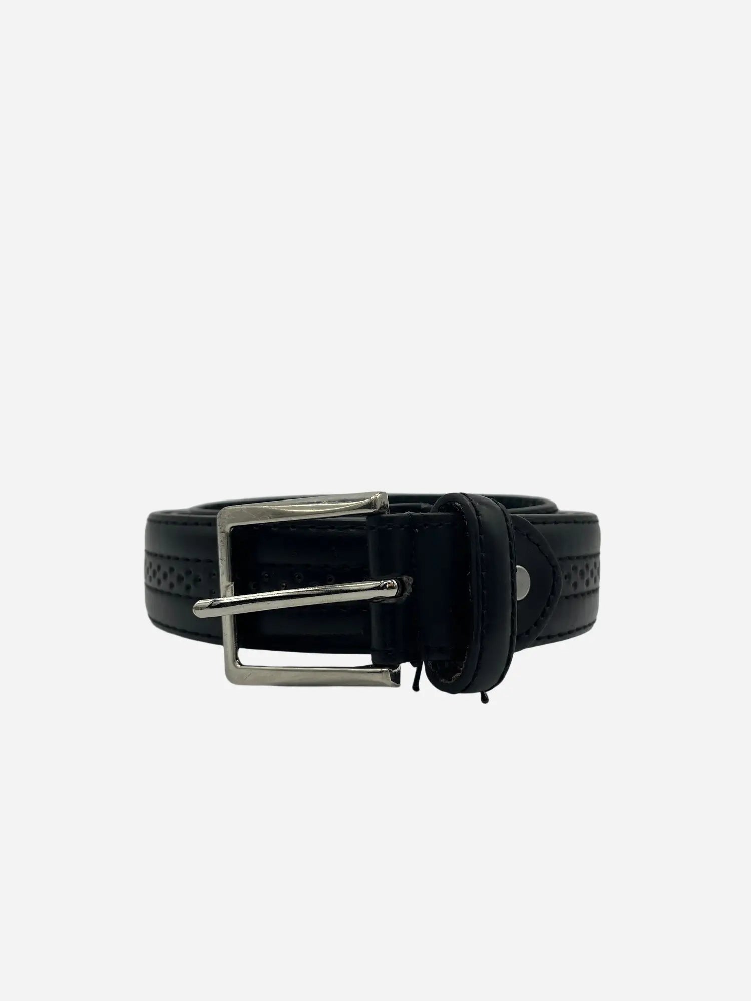 Vintage Leder Gürtel Schwarz